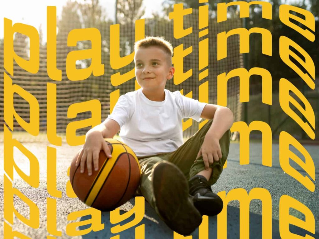 Boy, Sitting, Basketball, Sports,