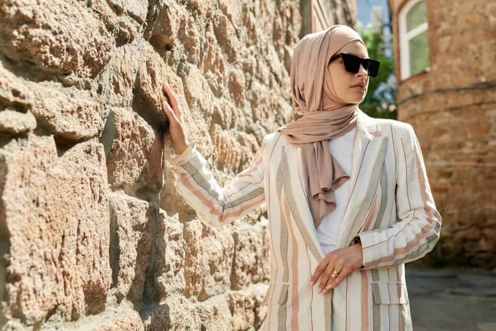 Attractive Woman, Outdoors, Hijab, Wearing Sunglasses, Sunny, 